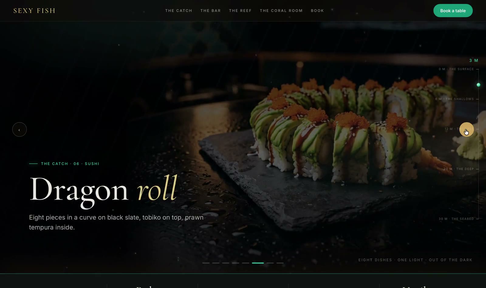 A walkthrough of one of the finished websites